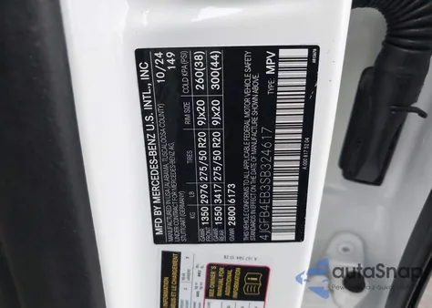 2025 Mercedes-Benz Gle 350 из США, поврежденный, VIN 4JGFB4EB3SB324617